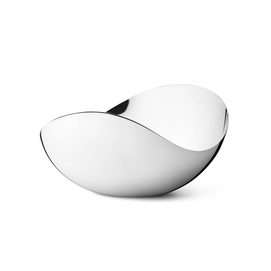 Schale Georg Jensen Bloom Hoch Edelstahl Glänzend Groß
