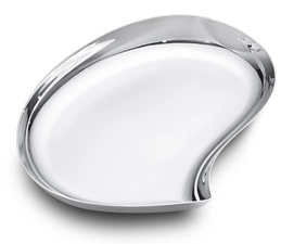 Dienblad Georg Jensen Bloom RVS Glanzend Medium