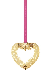Kerstbal Georg Jensen Open Hart Goud Groot (9 cm)