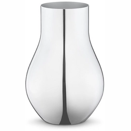 Vase Georg Jensen Cafu Stainless Steel Glossy Small