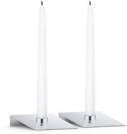 Kandelaar Georg Jensen Kerst Decemberverhaal Harlequin RVS (2-delig)