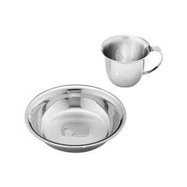 Kinderbestekset Georg Jensen Kids Elephant Ontbijt RVS Glanzend (2-delig)