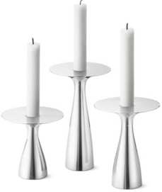 Bougeoir Georg Jensen Alfredo (3 pièces)