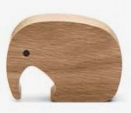 Beeld Georg Jensen Elephant Hout
