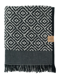 Gastendoek Mette Ditmer Morocco Black / White (60 x 35 cm) (Set van 2)