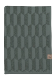 Handdoek Mette Ditmer Geo Pine Green (50 x 95 cm)