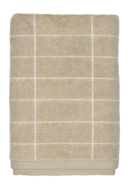 Badetuch Mette Ditmer Tile Stone Sand / Off-White (70 x 140 cm)