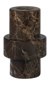 Porte-Bougie Mette Ditmer Marbre Large Brown