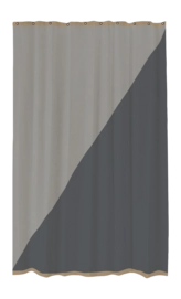 Shower Curtain Mette Ditmer Duet Light Grey (150 x 200 cm)