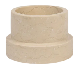 Kaarshouder Mette Ditmer Marble Block Tall Sand