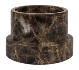 Kaarshouder Mette Ditmer Marble Block Tall Brown