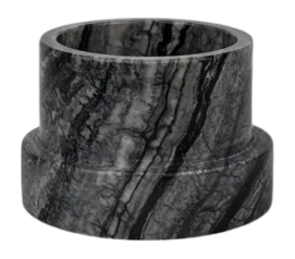 Kaarshouder Mette Ditmer Marble Block Tall Black / Grey