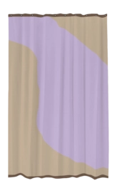 Douchegordijn Mette Ditmer Nova Arte Sand / Lilac (150 x 200 cm)
