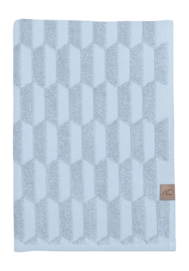 Gastendoek Mette Ditmer Geo Light Blue (35 x 55 cm) (Set van 2)
