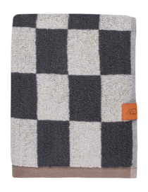 Badlaken Mette Ditmer Retro Dark Grey (70 x 133 cm)