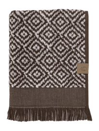 Badlaken Mette Ditmer Morocco Chocolate / Off-White - 70 x 135 cm