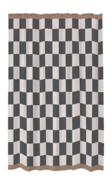 Douchegordijn Mette Ditmer Retro Dark Grey (150 x 200 cm)