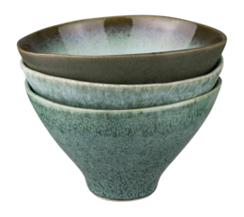Bol Mette Ditmer Elements Medium Green Tones (Lot de 3)