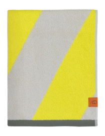 Badlaken Mette Ditmer Diagonal Yellow (70 x 133 cm)