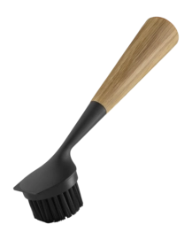 Spazzola da cucina per Piatti in Nylon Eva Solo 23 cm, Nero / Rovere