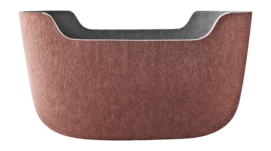 Cestino portaoggetti in plastica Eva Solo Tidy 48 x 35 cm, Marrone castagno