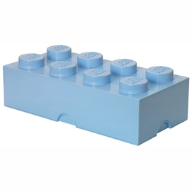 Storage Box Lego Brick 8 Light Blue