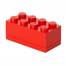 Storage Container Lego Kids Mini Brick 8 Red