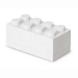 Storage Box Lego Mini Brick 8 White