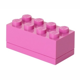 Storage Container Lego Kids Mini Brick 8 Pink
