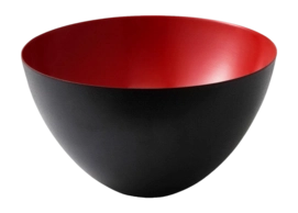 Schale Normann Copenhagen Krenit Red / Black 25 cm