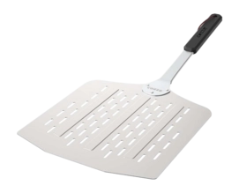 Pelle à Pizza Cozze avec Trous Aluminium Argent 66 cm