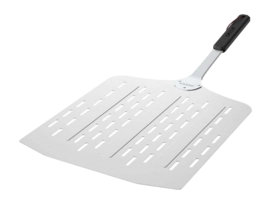Pizzaschaufel Cozze mit Löchern Aluminium Silber 75 cm