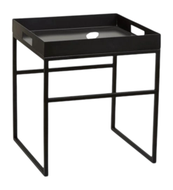 Bijzettafel Villa Collection Svir Black 40 x 40 x 45 cm