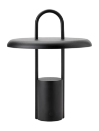 Lampe de Table Portable Stelton Pier Portable Led Lamp H 33.5 cm Black