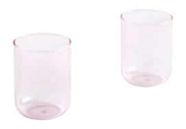 Verre à Eau HAY Tint Pink 300 ml (Lot de 2)