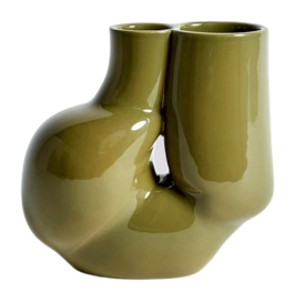 Vase HAY W&S Chubby Olive Green '25