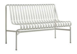 Tuinbank HAY Palissade Dining Bench W/O. Armrest Sky Grey Powder Coated Steel