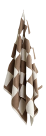 Duschtuch HAY Check Cappuccino (70 x 135 cm)