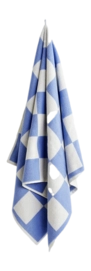 Duschtuch HAY Check Sky Blue (70 x 135 cm)
