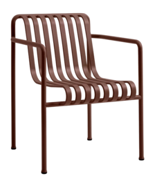 Chaise de Jardin HAY Palissade Dining Armchair Iron Red Powder Coated Steel