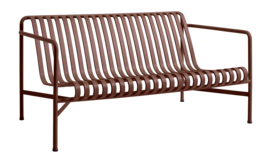 Tuinbank HAY Palissade Lounge Sofa Iron Red Powder Coated Steel