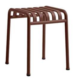 Kruk HAY Palissade Stool Iron Red Powder Coated Steel