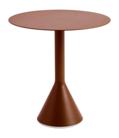 Tuintafel HAY Palissade Cone Table Iron Red Powder Coated Steel (Ø70 x 74  cm)