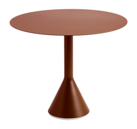 Tuintafel HAY Palissade Cone Table Iron Red Powder Coated Steel (Ø90 x 74  cm)