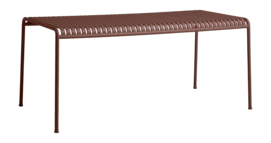 Tuintafel HAY Palissade Table Iron Red Powder Coated Steel (170 x 90 x 75 cm)