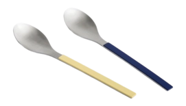 Serveerlepel HAY MVS Serving Spoon Dark Blue Yellow (Set of 2)