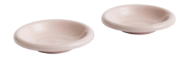 Bowl HAY Barro Pink Ø20 x H4 (Set of 2)