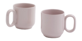 Cup HAY Barro Pink Ø8 x H7,5 (Set of 2)