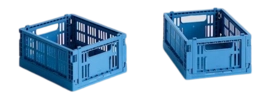 Opbergbox HAY Colour Crate Electric Blue Small