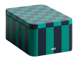 Boîte en Métal HAY Small Green / Dark Blue
